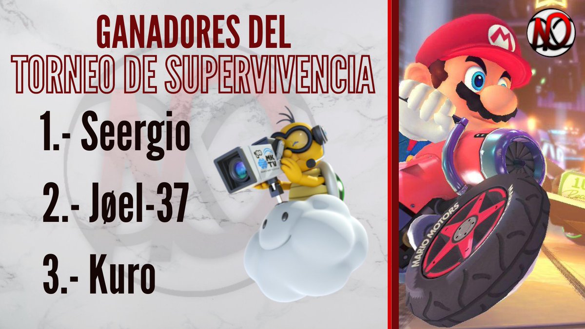 NintenDestiny's tweet photo. Ya tenemos ganadores del torneo de supervivencia! Felicidades a @Seergio_mk  por ganar este torneo y que disfrutes el premio!! Gracias a todos los demás que han participado. https://t.co/4q9zPAff4F
