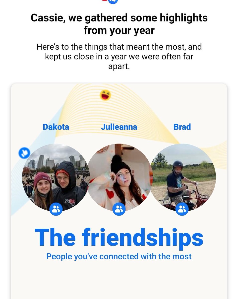 So I liked my exes posts the most, loved  <a href="/groovyjulez/">wolves get it together jfc</a> the most, and laughed at <a href="/HugeDingus/">HugeDingus</a> the most. Thanks fb, I do love these people❤