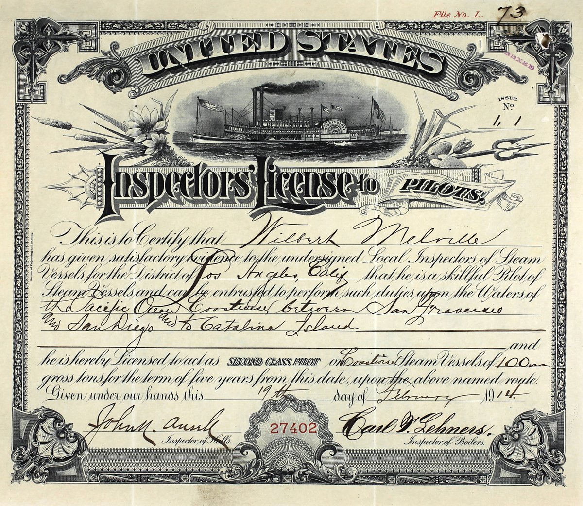 NARiverside's tweet photo. 17,564 Merchant Marines now aboard the catalog! If you be a searchin’ for someone that worked aboard merchant ships in the LA Area, venture to our scuttlebutt &amp; search up a seafaring sailor. https://t.co/ThU7gOZurj #LAHistory #FolderListFriday https://t.co/FHMufzxbv4