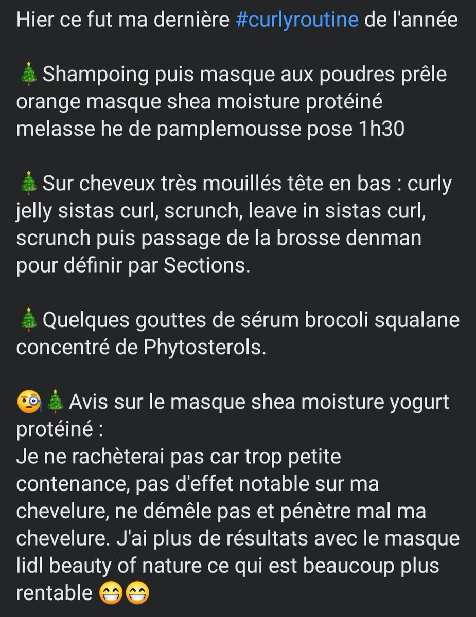 PtiteBouclettes's tweet image. Dernière #curlyroutine 2021
Passez 1 bon réveillon🎉🥂 merci de me suivre❤️ et n&apos;oubliez pas que je suis dispo 7j sur 7 en mp.
📷En photos : début de transition vers le naturel VS fin de #transitioncapillaire.

#cheveuxbouclés #decomplexeedelaboucle
