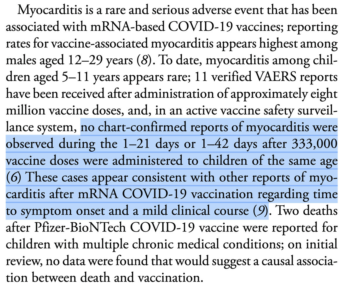 EricTopol's tweet photo. The remarkable safety of  >8 million Covid vaccinations in children age 5 to 11 
https://t.co/2hBYfxyYFr @CDCMMWR https://t.co/CZaq2Bh6Cb