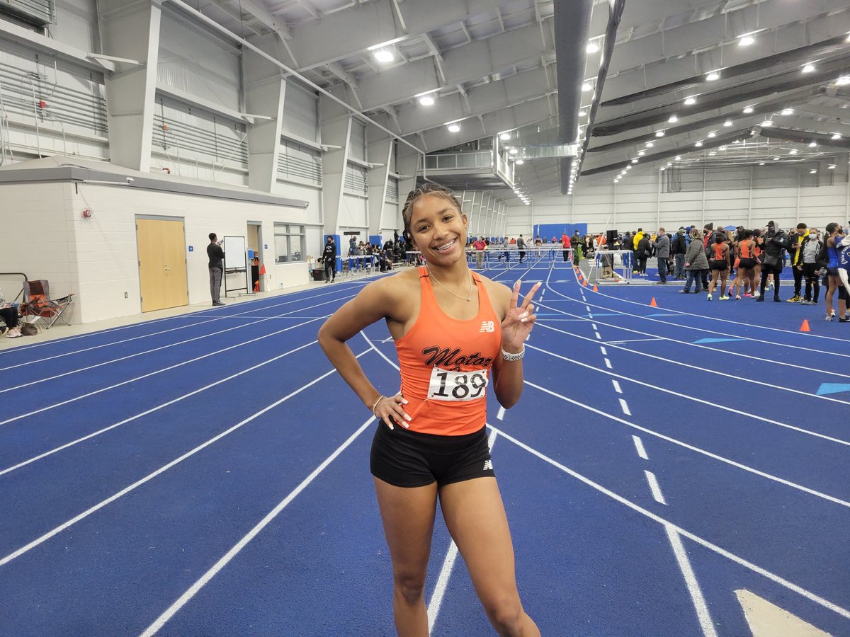 Motor City Track Club's Nonah Waldron earns the 60m hurdles title with her 8.38 mark <a href="/_LAB_TC/">L.A.B. TC</a>