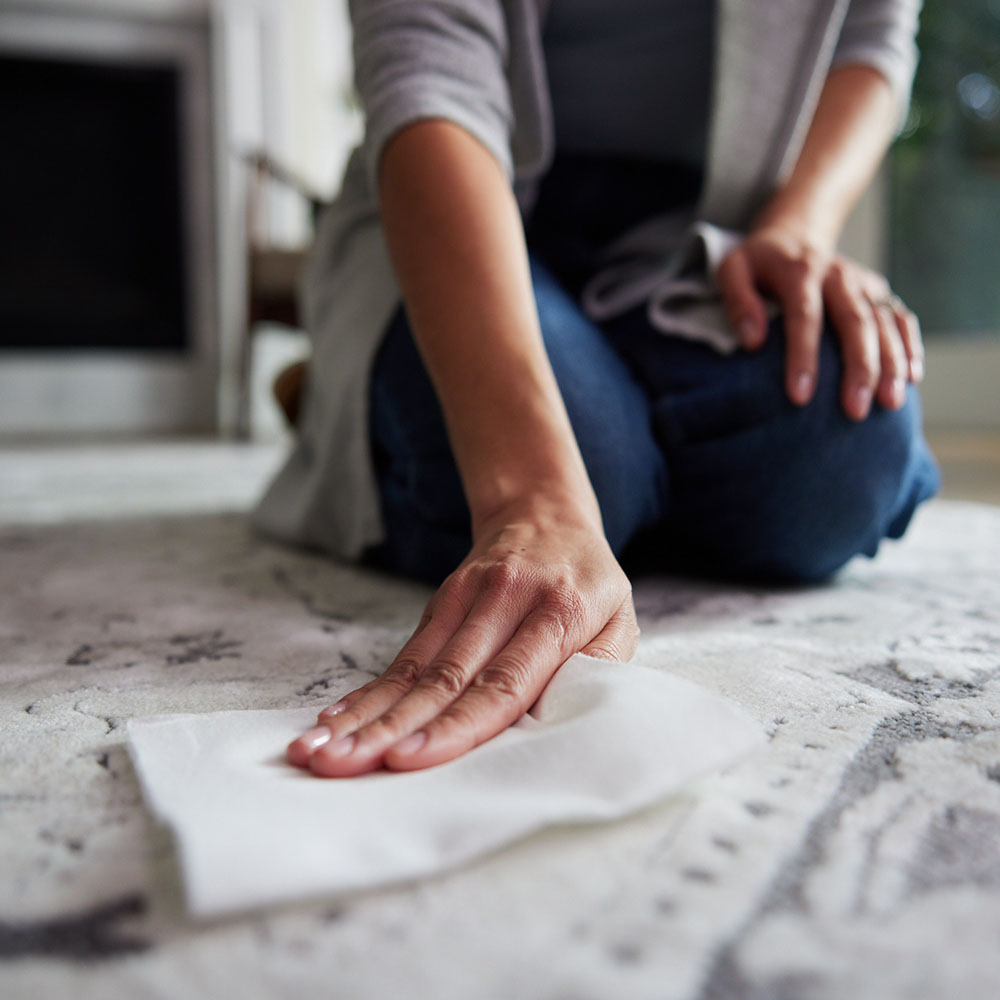 Did the #holidays lead to some #spills? Get your carpet white as snow with Viva® Signature Cloth™ Towels.