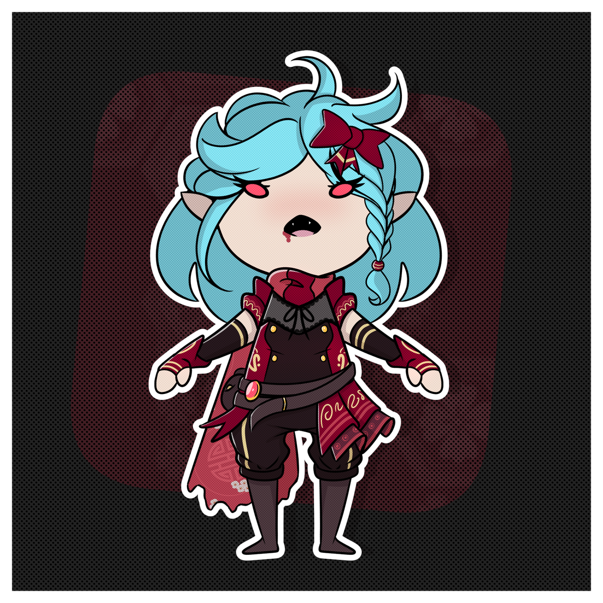 Profhammy's tweet photo. Vampire doodle 
#art #digitalart #digitaldrawing #illustration #sketch #drawing #artwork #ArtistOnTwitter https://t.co/ihemJjySkK