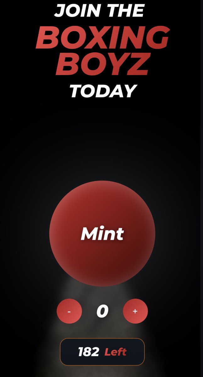 NoedelFx's tweet photo. Last chance everyone, take yours before they sell out! 💎
Only 182 left for minting, 2 unrevealed legendary’s allready have a 1 $eth bid 👀
You don’t want to miss this. 🥊
#BOXINGBOYZ #NFT #DJPTR #DIAMONDGLOVES #NFT #TENETH #P2EGaming #NFTCommmunity #DYOR https://t.co/CSQVVxlwFD