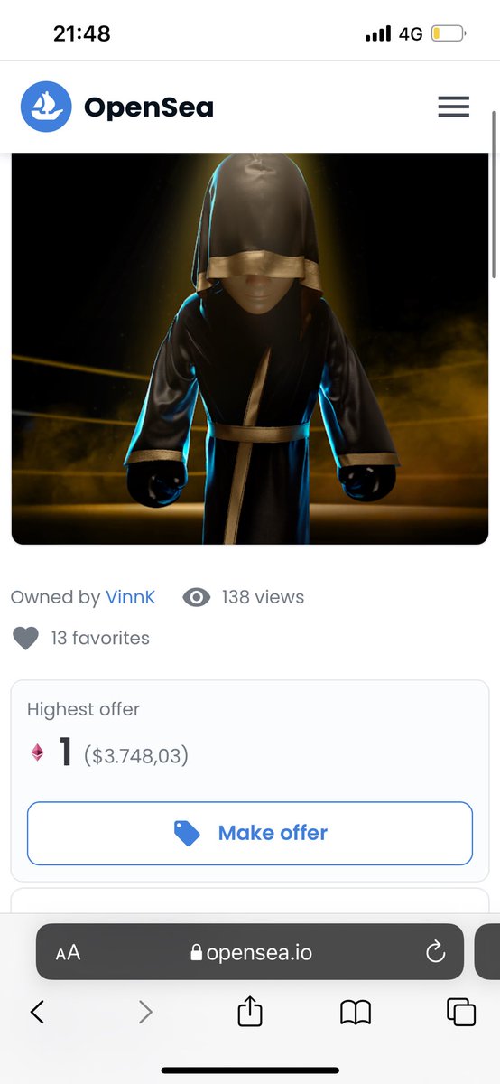 NoedelFx's tweet photo. Last chance everyone, take yours before they sell out! 💎
Only 182 left for minting, 2 unrevealed legendary’s allready have a 1 $eth bid 👀
You don’t want to miss this. 🥊
#BOXINGBOYZ #NFT #DJPTR #DIAMONDGLOVES #NFT #TENETH #P2EGaming #NFTCommmunity #DYOR https://t.co/CSQVVxlwFD