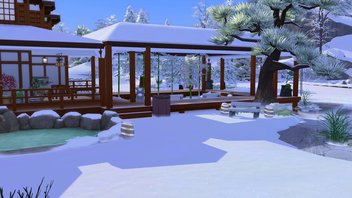 emcraig_95's tweet photo. ποΈSnowy Japanese HomeποΈ- Jumping back into the building game! Felt like doing a snowy build for the #SimsieFish challenge, so what better than a Snowy Escape-inspired, Japanese home!
Origin ID: ZombieEm
.
#TheSims4 #ShowUsYourBuilds https://t.co/qmZAf7HlLQ