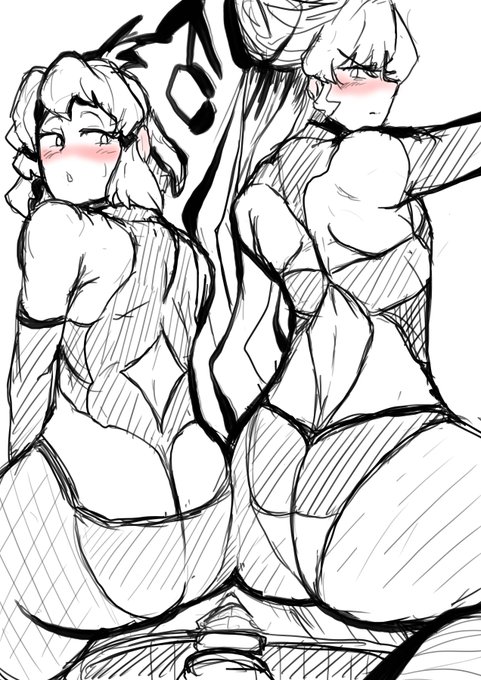 #イラスト #男の娘
シンフォの響とマリア。デカ尻ガングニール🕺🕺🎰🎰 