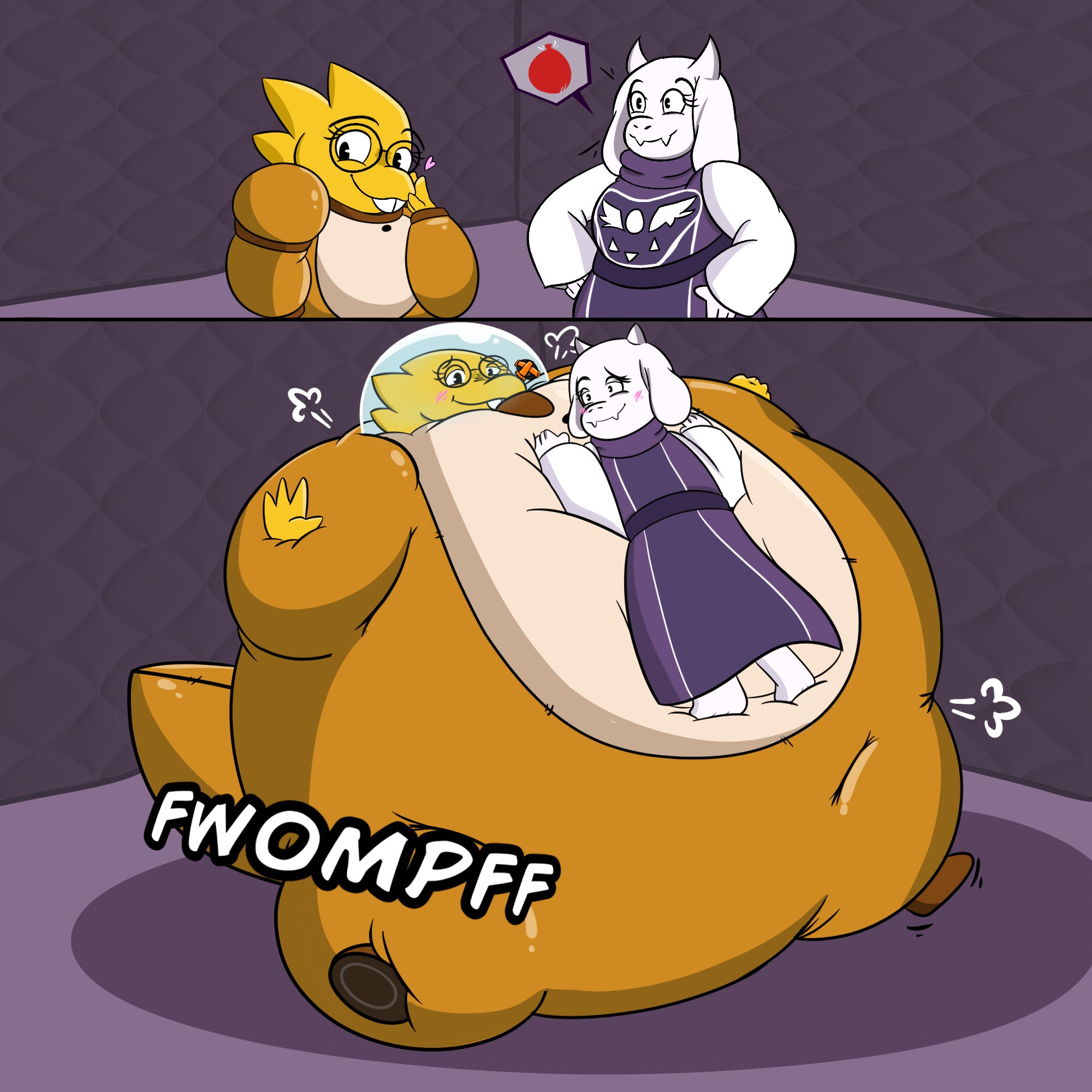 🏳️‍⚧️ Yunamere on X: Toriel and Alphys share quite the common interest  t.cojXN7MRl0Ej  X