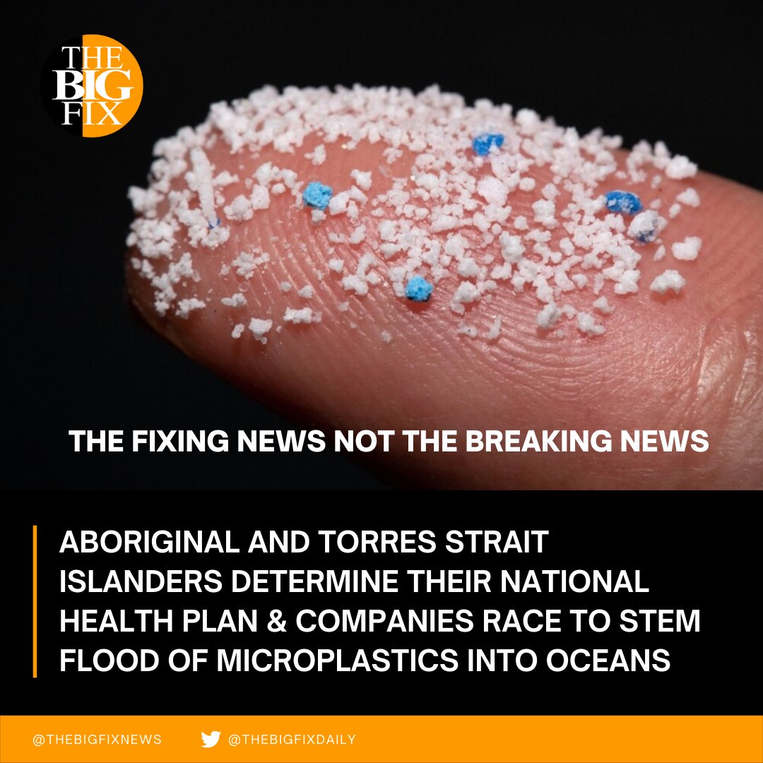 TheBigFixNews's tweet photo. A new health plan puts the focus on Aboriginal and Torres Strait Islander culture and leadership; companies are racing to stem the flood of microplastic fibres into the oceans; and New Jersey will phase out diesel trucks.

Today's Solutions Digest: https://t.co/GaxODuCarl https://t.co/CTxxmwE9yu