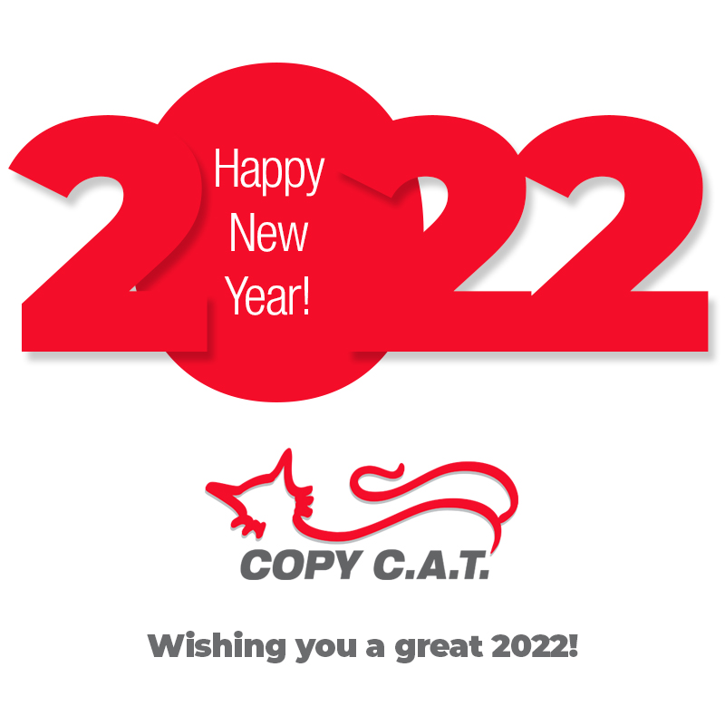 Please Note Our Opening Hours:
We close at 12:30 noon on Friday, Dec 31, 2021 (New Year's Eve)
We re-open on Monday, January 3, 2022 at 9:00am mailchi.mp/copycatjm.com/…