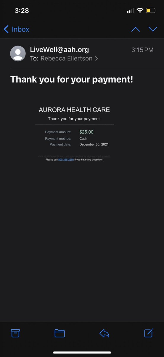 ellertson12's tweet photo. Aurora Health Care ruined my life when they put me $60k in debt after elbow surgery 4 years ago and now they wanna thank me for paying them. This is some bullshit. https://t.co/KkPe3W0Zat