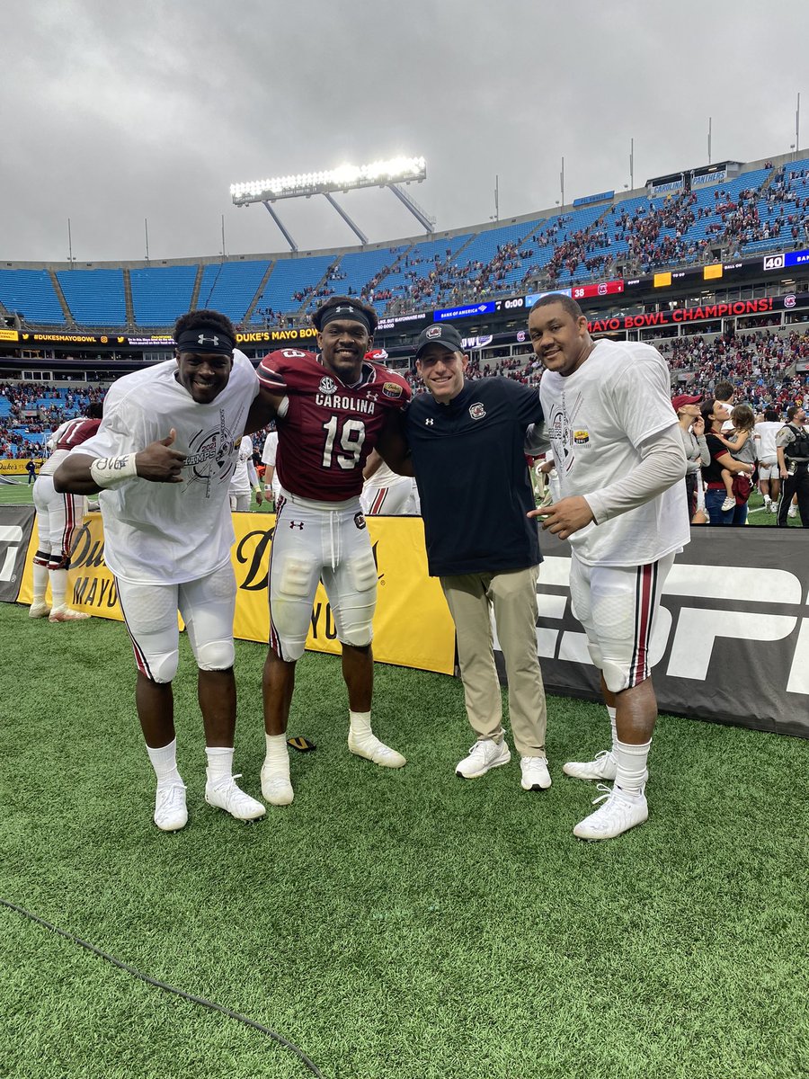 Proud of these dudes! Sending <a href="/damani_staley/">Damani Staley</a> out the right way! #PutTheBallDown #ATFI <a href="/GamecockFB/">South Carolina Football</a>