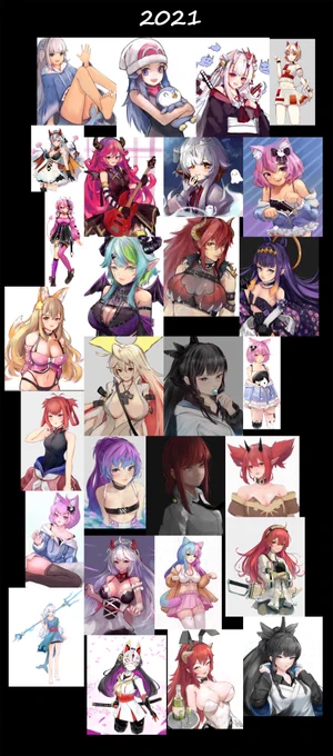 all of my notable work from this year, I really had a lot of fun drawing in 2021, looking forward to 2022! 