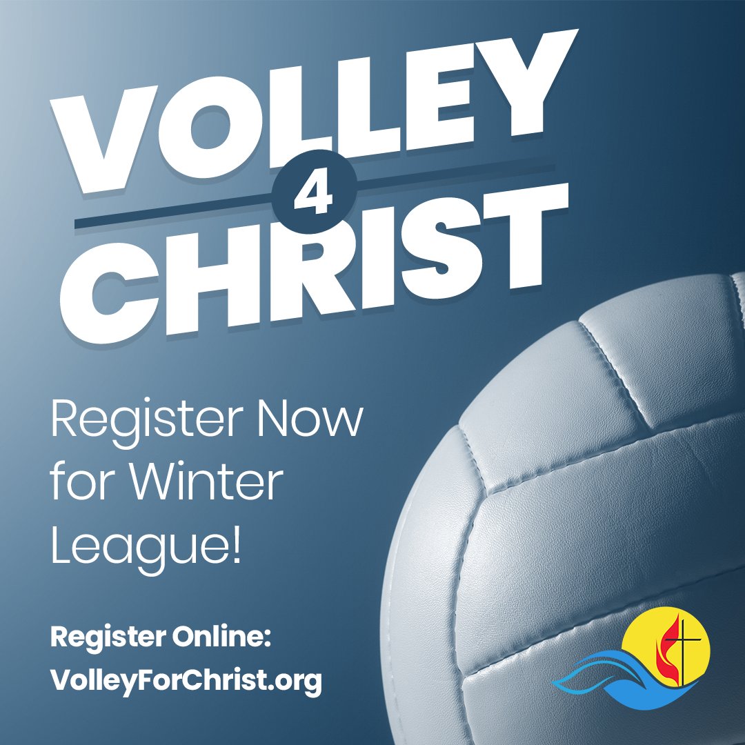 FUMCPC's tweet photo. Register Today for Volley 4 Christ Winter League!
Visit https://t.co/3sm9fqJH34 for more information and to register online! https://t.co/ccqcMhkSBb