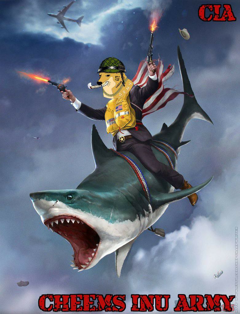 Cybert671's tweet photo. @AltcoinDailyio WE ARE CHEEMS INU ARMY STRONG!!   🚀🚀🚀🚀🚀🚀🚀🚀🚀🚀🚀🚀🚀💎🪖 $CIA #CheemsInuArmy #CHEEMSINUARMY #CHEEMSARMY #cheems #bsc #BSCGem @Cheems_Inu_Army https://t.co/K86AJcE4uc