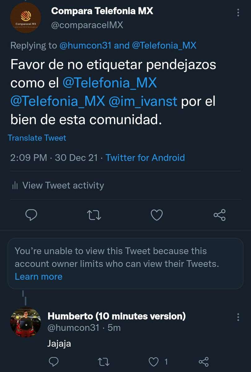 comparacelMX's tweet photo. @humcon31 @im_ivanst Qué dijo el puñetas? https://t.co/B0lstVOlol