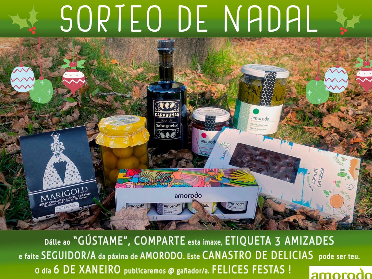 amorodo_eco's tweet photo. Este ano o premio gordo está no🍓SORTEO DE NADAL🍓de AMORODO.
SEGUE AS INSTRUCIÓNS DA IMAXE e este feixe de produtos 'galiciosos' pode ser teu. 👩‍🍳😋
O 6 de xaneiro publicaremos @ gañador@. 🍀
Bo nadal, saúde, paz e AMOR-odo. 💓🍓
#amorodo #sorteodenadal #conservasecolóxicas https://t.co/3Kuxd47xMz
