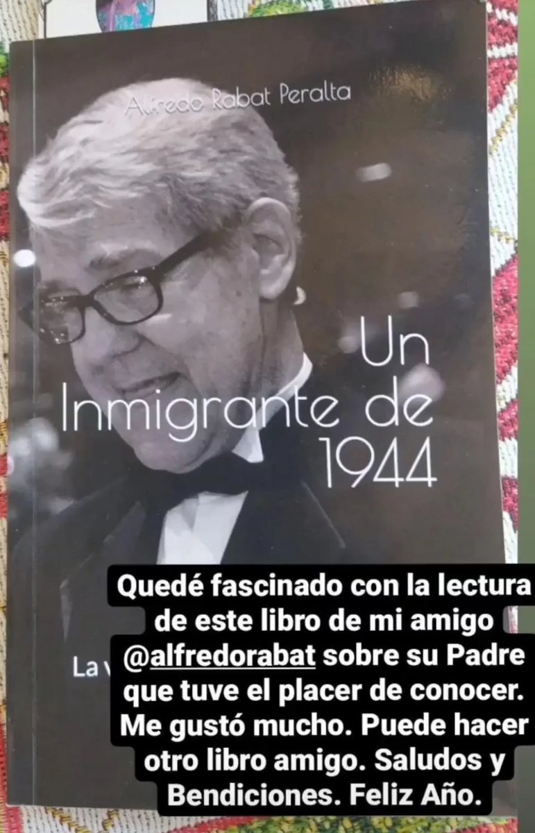 Un mensaje de esos 📩 que levanta el ánimo y el espíritu☝🏻🔝.

Gracias <a href="/yidiobarcos/">Yidio Barcos</a>

#lectura 
#escritor 
#inmigrante 
#biografía