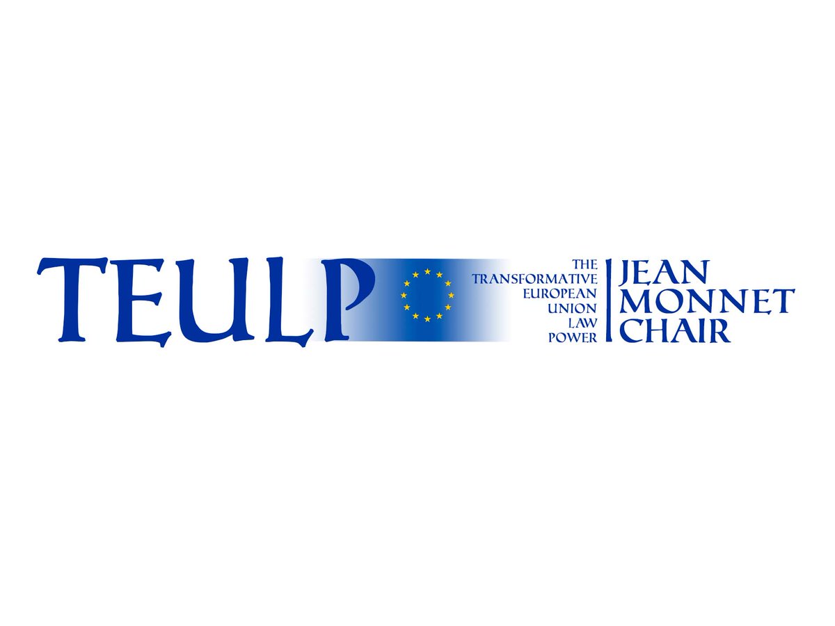Happy to share with you the website of the recently awarded Jean Monnet Chair The Transformative European Union Law Power (TEULP): um.es/teulp
Happy New Year!