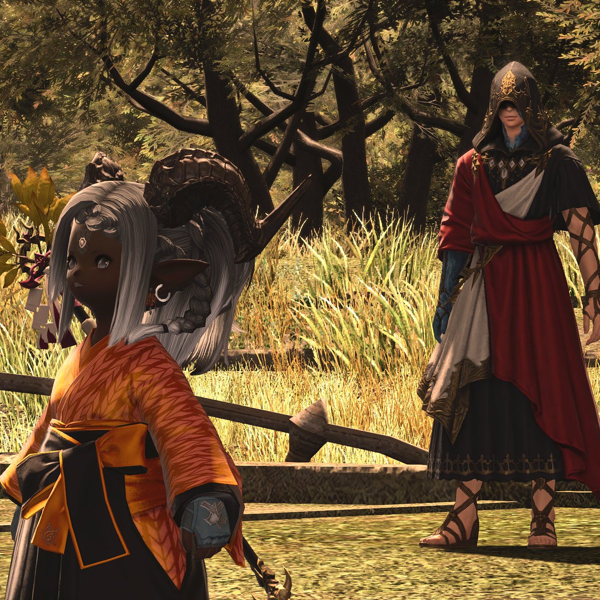 itsTerru's tweet photo. Let us start this trend again.
In-game couple vs IRL couple.
#FFXIVcouples https://t.co/OdaomKr0Hg