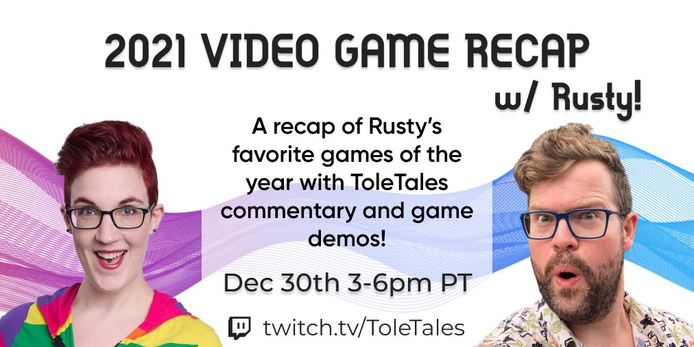 kgtole's tweet photo. In just an hour I will be chatting with @rustofelees about the best games of 2021 on stream and there is an extra special surprise when I reveal Rusty’s #1 pick!!

https://t.co/sMVsr1CdMY starting at 3pm PT https://t.co/SXxxskmfLx