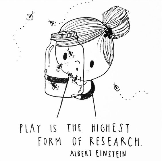 An invaluable reminder! Play keeps curiosity and learning alive no matter your age. #Playmatters #ThursdayThoughts