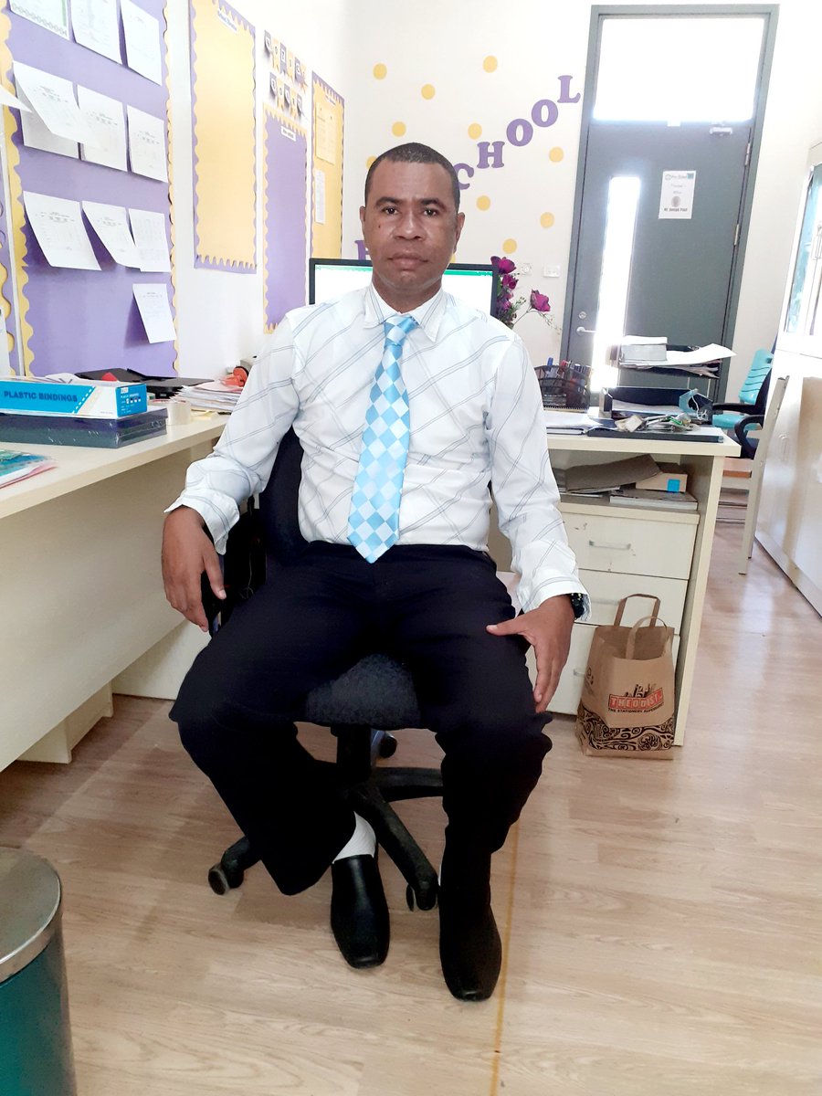 In my office..