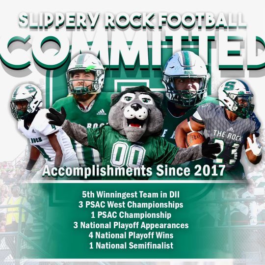 cohenrussell201's tweet photo. After a long talk with my family I have decided to commit to the Slippery Rock University 
@lutzsru @neugs1288 
(@gutzyfr) https://t.co/aZzRwu2B7Q
