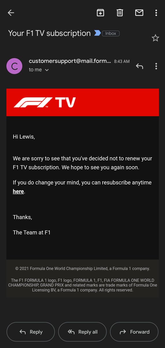You're sorry, I'm not. This is what you get for giving preference to the "entertainment" more than the rules and rigging the sport I loved. #F1xed. #IStandWithLewisHamilton #WeStandWithLewisHamilton <a href="/fia/">FIA</a> <a href="/f1/">Formula 1</a>