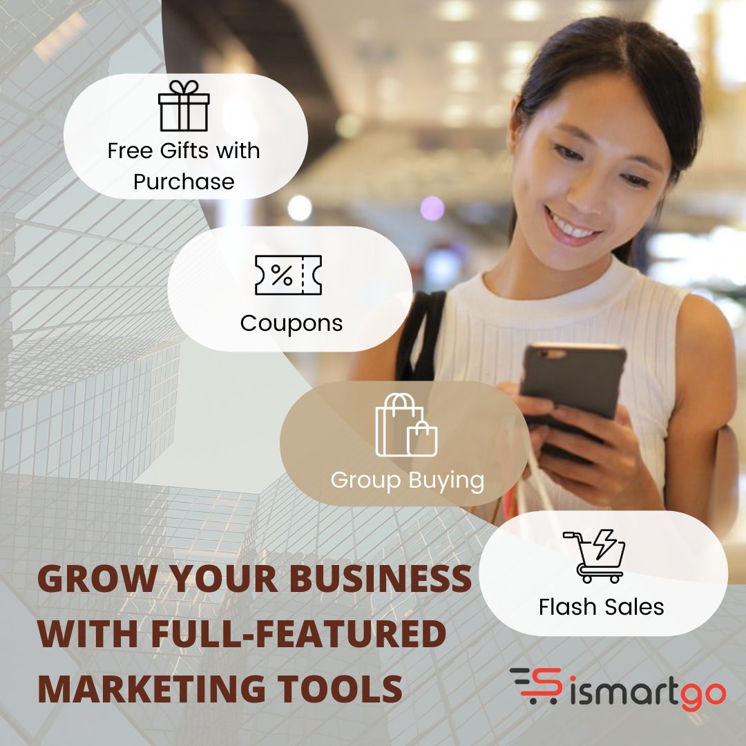 iSmartGo's tweet image. iSmartGo provides full-featured #marketing tools such as group buying, flash sales and coupons, empowering international brands to grow their cross-border #ecommerce business in China.
Visit our website: ismartgo.i-click.com
Contact Us: iclk.co/64hf5f
#MiniprogramSaaS