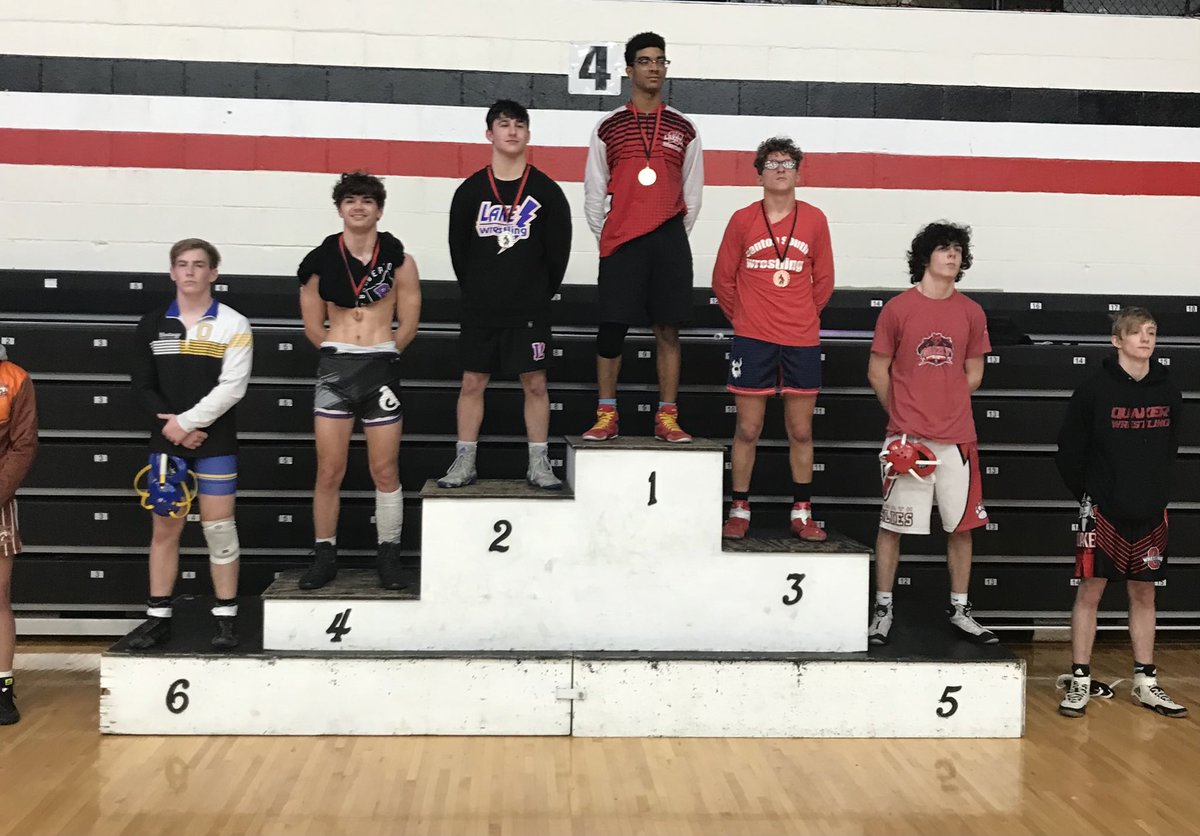MasonMit21's tweet photo. Placed third at the McKinley Invitational. Weight class 138. https://t.co/7z7kPi43vv