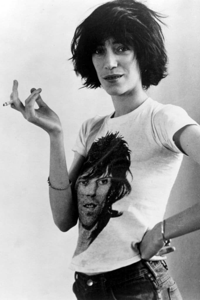 Happy Birthday to Patti Smith who turns 75 today!  Photo by Frank Stefanko. 