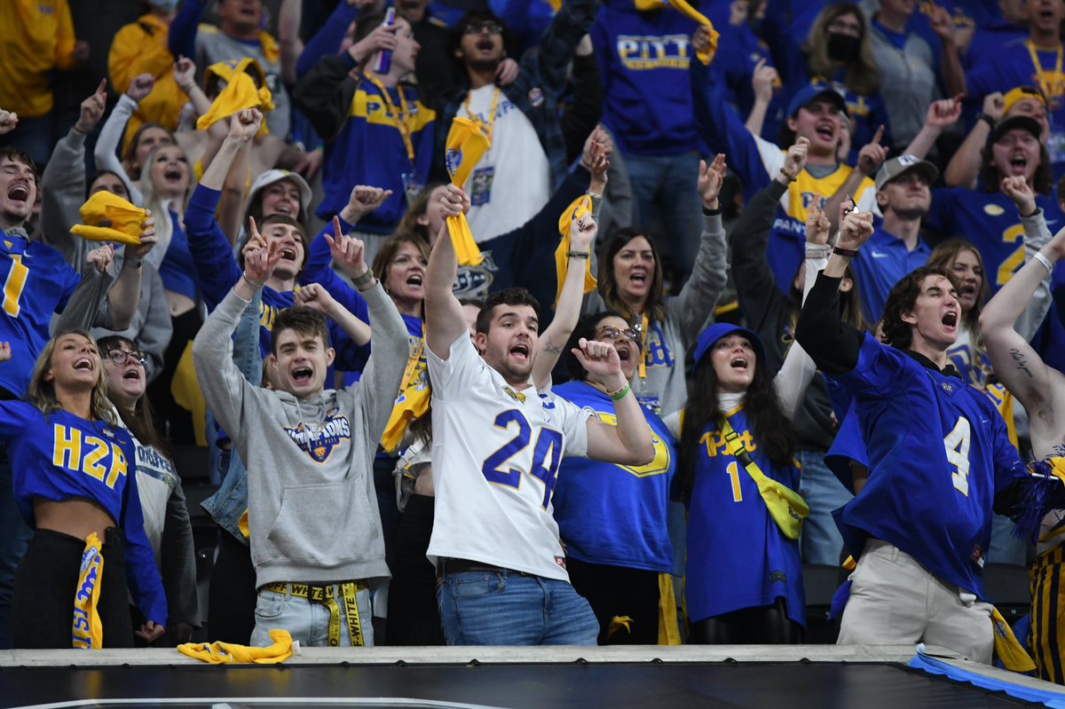 Pitt_ATHLETICS's tweet photo. WE NEED EACH AND EVERY ONE OF YOU 🔵🟡

#H2P https://t.co/6ztYe4vkVV