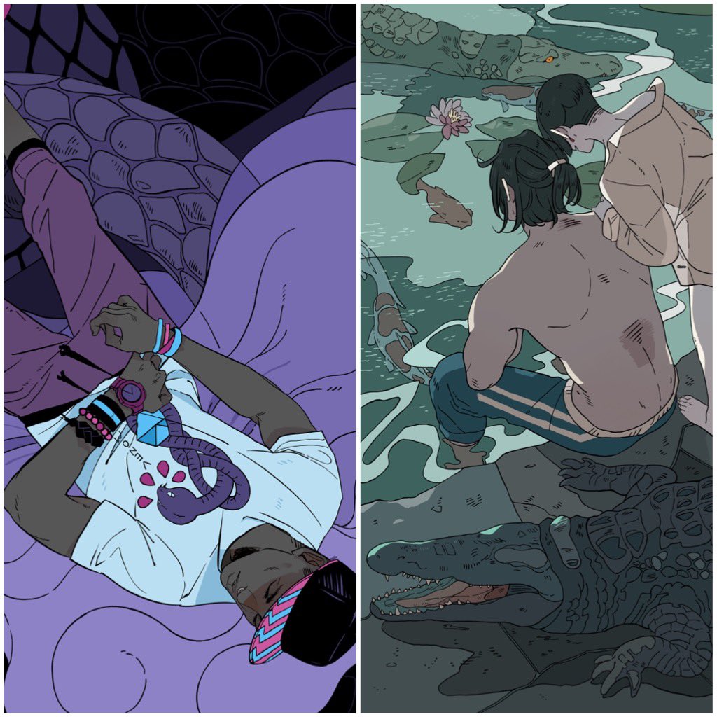 I struggled with the worst art block of my life in 2021. I still am overcoming it. But I feel like I still managed to get a fair amount done! Not as much as I can usually produce but I did my very best 💦
2022 is a new year and I am looking forward to it! 