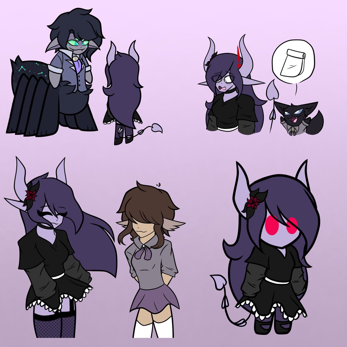 Olivia Doodles! 

River: 2AM Squid
Axel: @Nio05189216 
Astrid: <a href="/solar_does/">solar?! 🍉</a>