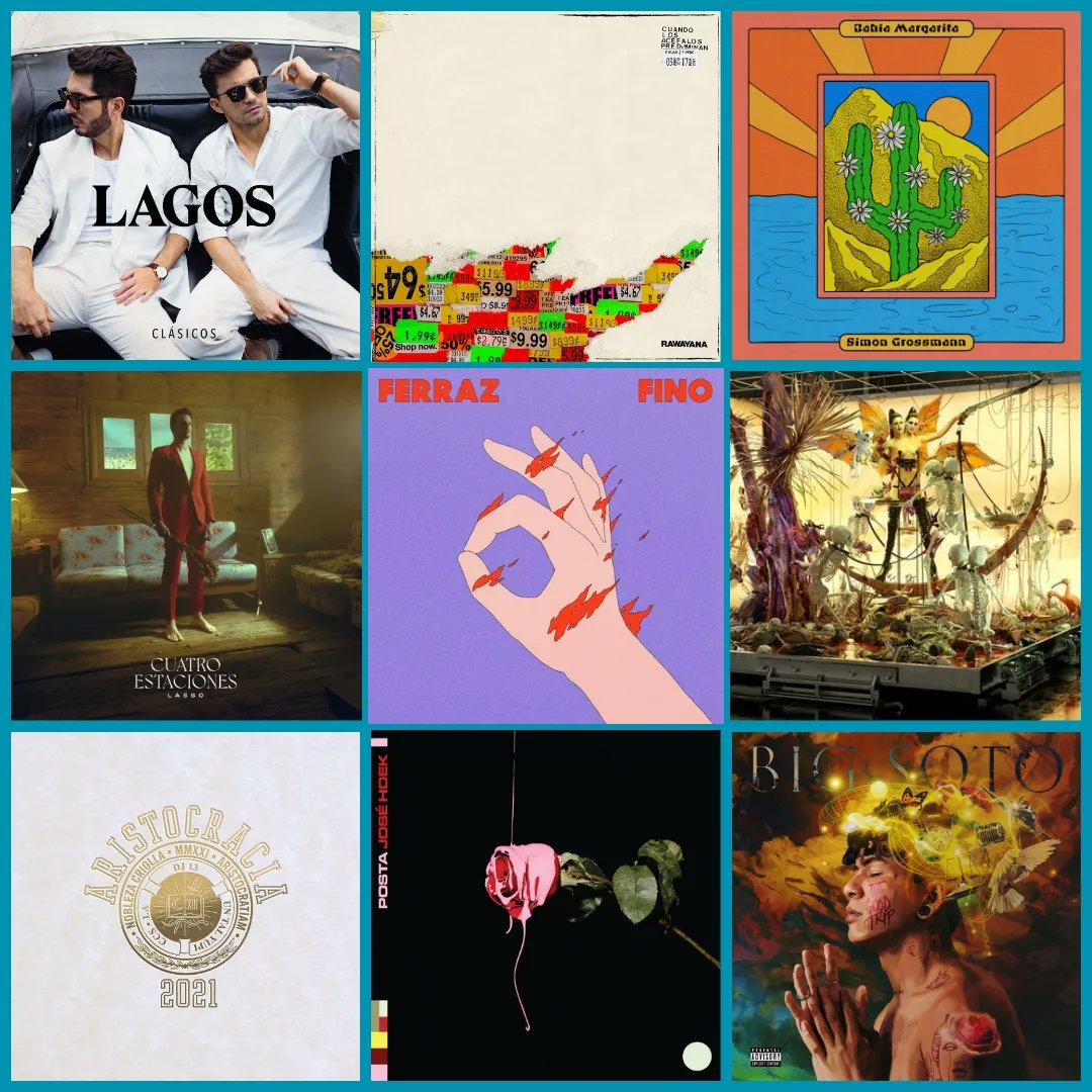lrnzmrtnz's tweet photo. Estos son mis álbumes 🇻🇪 favoritos del 2021:

- Clásicos - @lagosmusica
- CLAP- @rawayana
- BM - @simongrossmann
- 4 Estaciones - @lassomusica
- Fino - @ferrazmusic
- KiCk iii - @arca1000000
- Aristocracia - @johnnyflecha, @untalyupi
- Posta - @hoeksound
- TGT - @bigsotorius https://t.co/kmNh7m2epZ