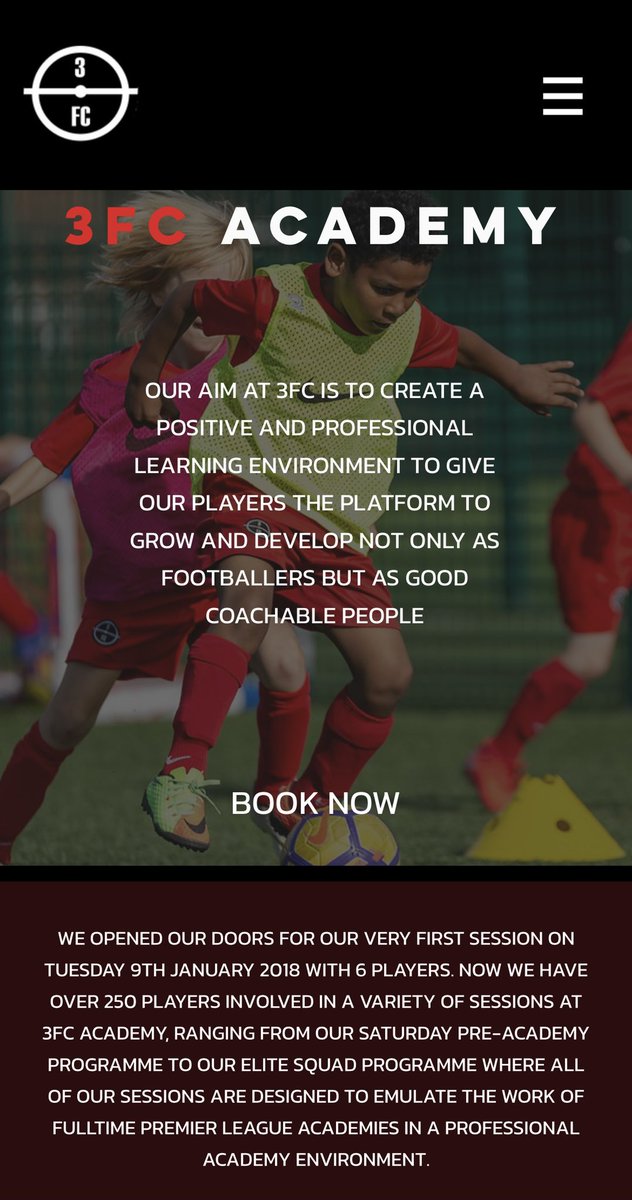 🔴3FC Academy⚫️

💥7 different football programmes 
📈Fantastic player pathway 
🏆5 teams competing in the <a href="/jpluk/">jpluuuk</a> 

👇Check out our website for more information and book your place for the New Year👇

3FCAcademy.co.uk 

#NewYear2022 #football #3fcdevelopment