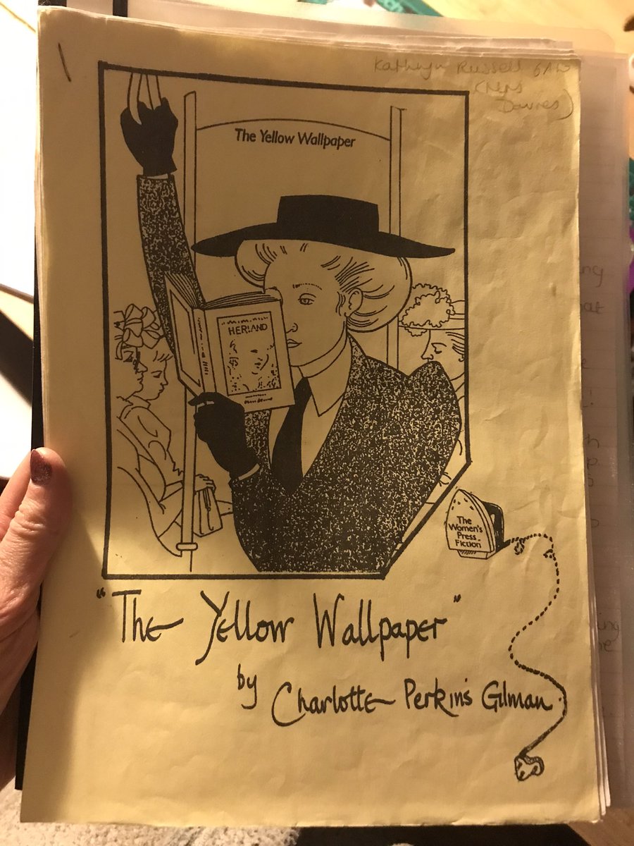 KatANewby's tweet photo. Just found this and thought about my A level English lessons with our  amazing teacher @msdaviselks (who I then set about stalking on here!) - funny, kind and encouraging: you sparked a life long love of literature. Thank you 😊#celebrategoodteachers https://t.co/ubP4Cwm5lp