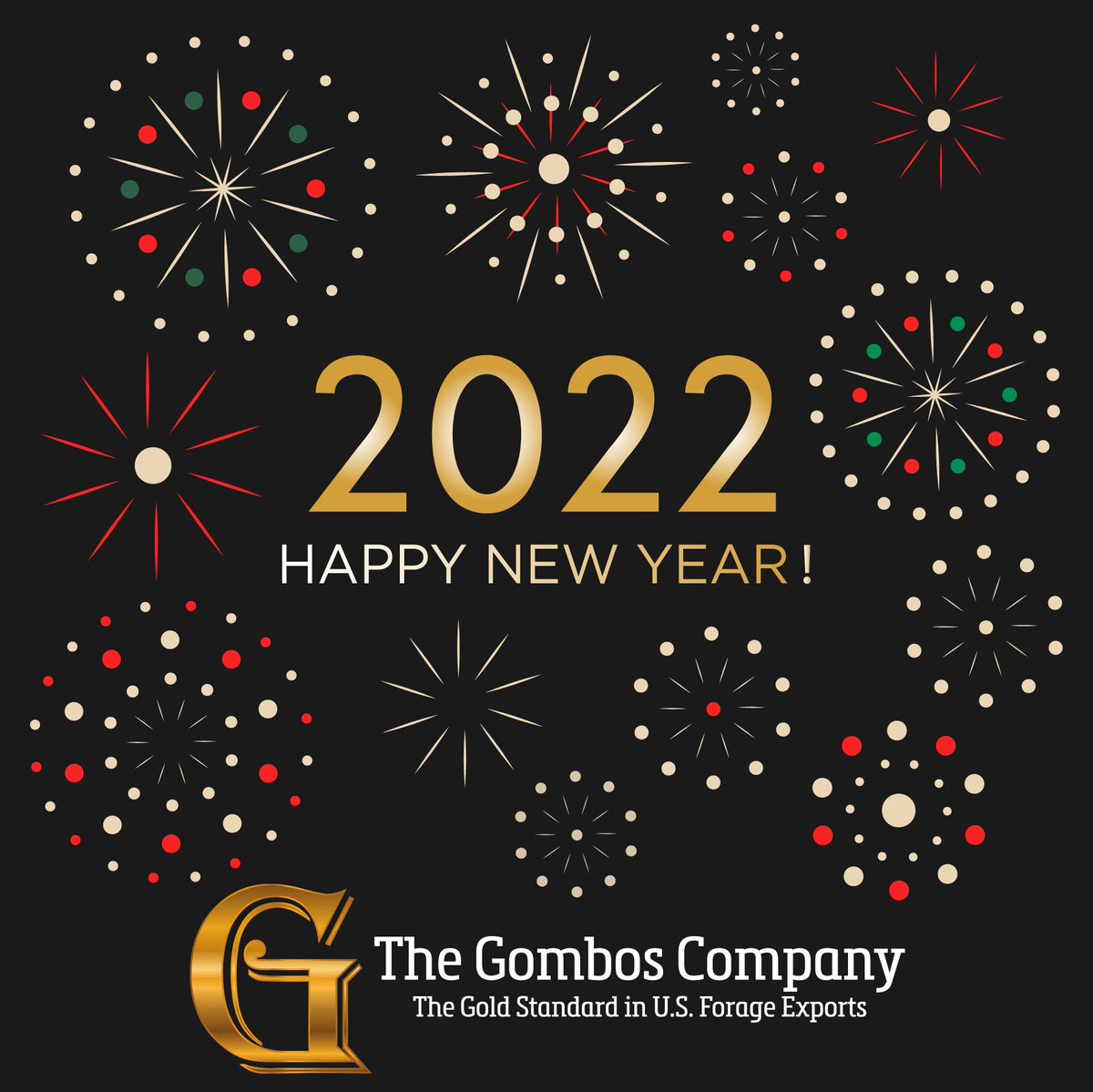 AlfalfaExport's tweet photo. Wishing you and your family a safe, healthy, and prosperous new year! 🎆
.
.
.
.
#Gombos #USA #newyear #nye #alfalfa #export #happynewyear #agribusiness #animalnutrition #animalfeed https://t.co/yUERckTPxr
