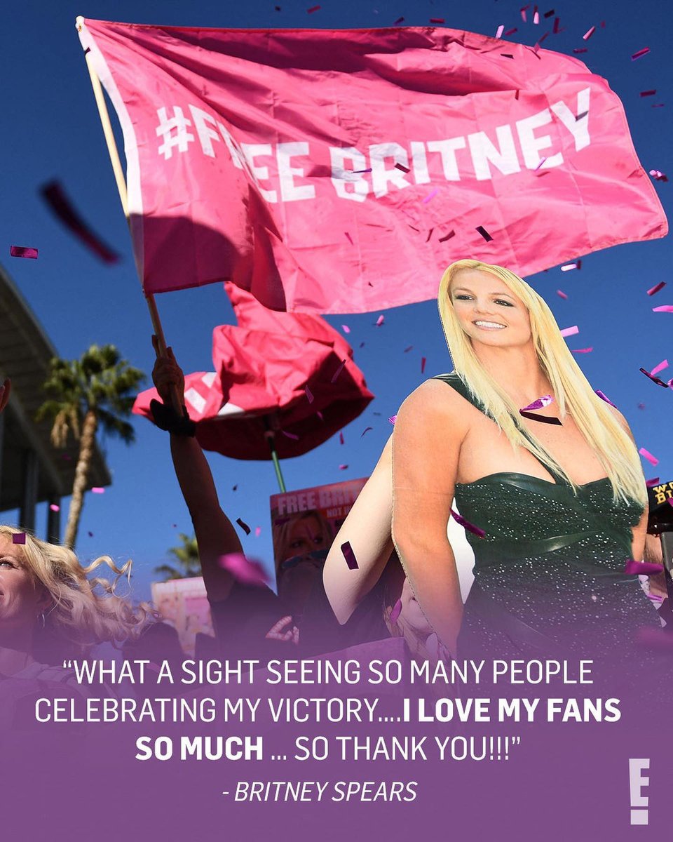 It started with a hashtag and ended as a history-making social movement. After 13 years under a conservatorship, Britney was freed in 2021. (📷: Instagram/Getty)