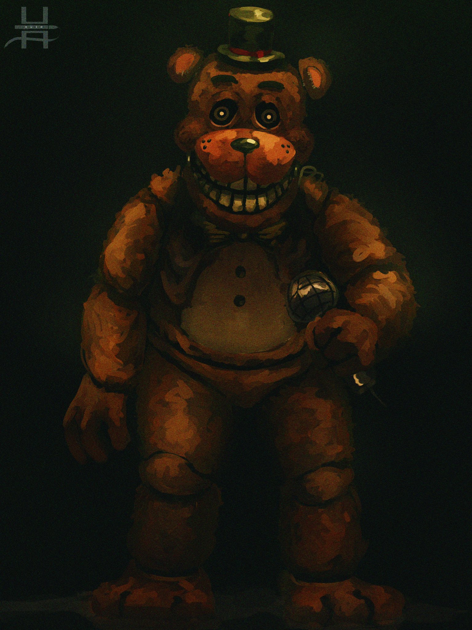 prompthunt: freddy fazbear from fnaf in tokyo ghoul anime, 4 k, hyper  realistic, anime style, illustration