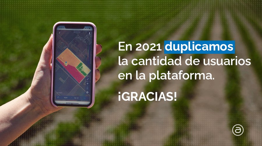 auravant's tweet photo. ¿Qué mejor que cerrar el año de esta manera 🤩?

 ¡2022 vamos por más 💪!

#Auravant #HackingAgriculture https://t.co/I4e1SvWJyV