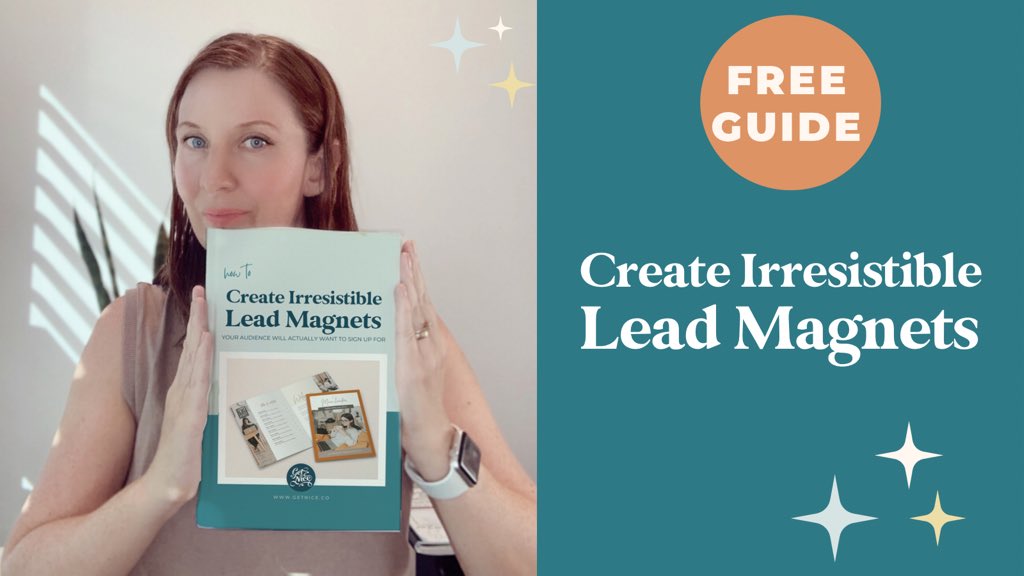 getnicecoach's tweet photo. https://t.co/eZE5N1N4yd Want to create more leads into your business? Master your leads by creating killer lead magnets for your business.
#businessleads #leadcreation
#leadmagnet #leadmagnetstrategy #createleadmagnets https://t.co/NBB2k5jrSk