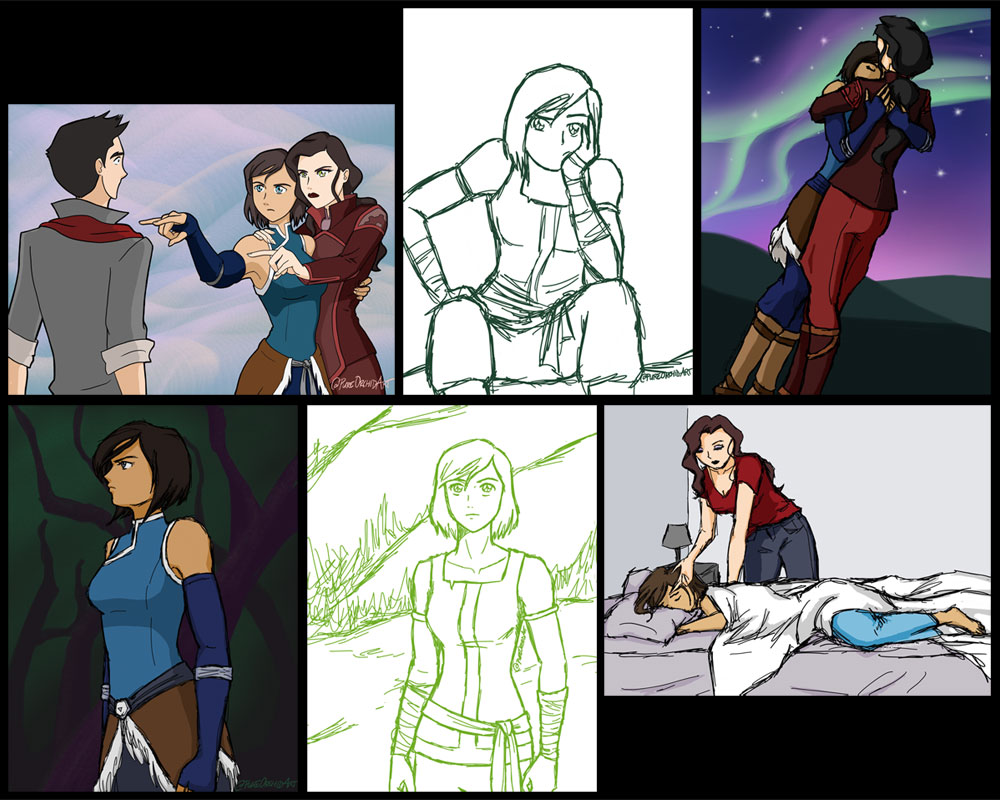 PureOrchidArt's tweet photo. my #Artsummary2021 was some crappy scribbles, a couple of ocs that didn't go anywhere, and then i met korra in august, and i wasn't able to think of anything else. https://t.co/T0M3szYZjr