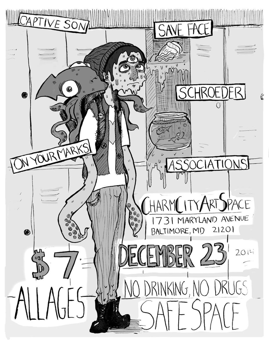 digging up my tumblr and found a bunch of really old flyers i made for my homies' bands in high school. still doing basically the same shit like ten years later i'm just better now lol 

also RIP CCAS for real, what a great place to be a 16 yr old punk in Baltimore 