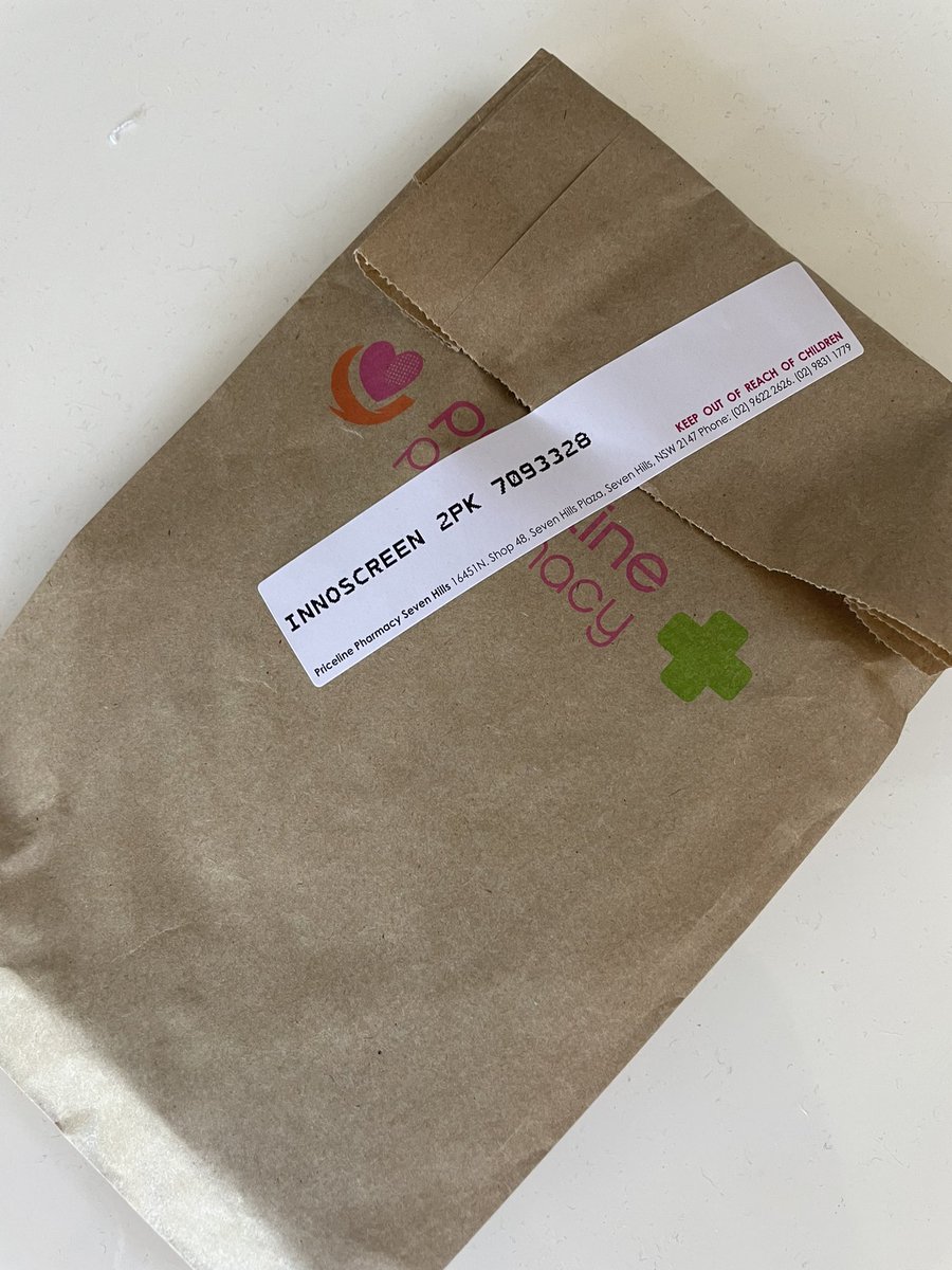 Shane_OPeel's tweet photo. @abcnews @PricelineAU $34.99 for 2. Staff were separating packs of 4 and including photocopied safety information missing the 2nd page. https://t.co/v2R9CVQhql