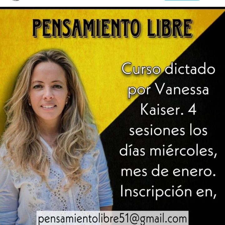 pseudografo's tweet photo. @sailor_fome Me recuerda al curso de la Vanessa kaiser de "pensamiento libre" djsjsj la misma weona que dijo que 31 minutos promovía la ideología de extrema izquierda https://t.co/sZZ2BjSFvq