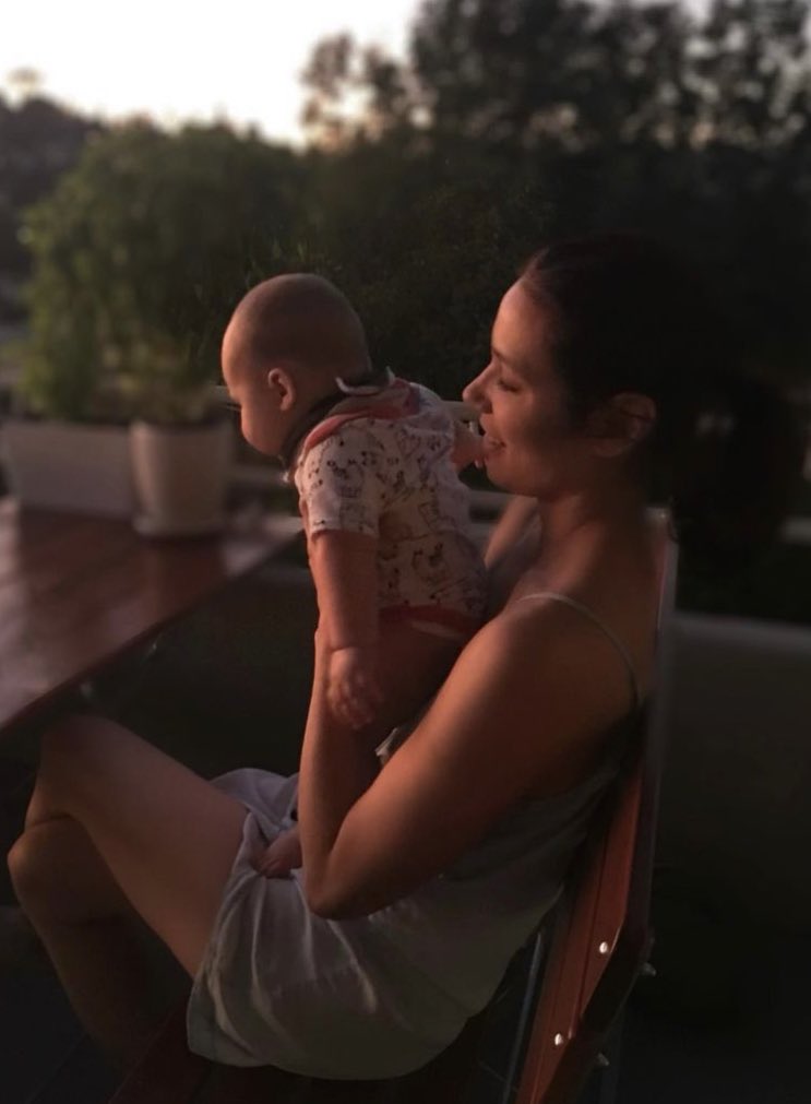 this photo specifically is so adorable! so happy for queen michaela 🧡