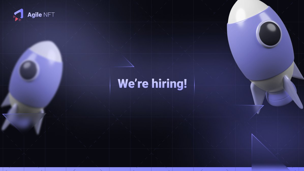 Hey!
If you can work well in a team and have experience in one of the listed positions, consider applying.
- Public Relations
- NFT Information Provider (SOL / ETH)
- Community Helper
We would love to start the new year with some of you guys on our team!🎆
agilenft.io/jobs